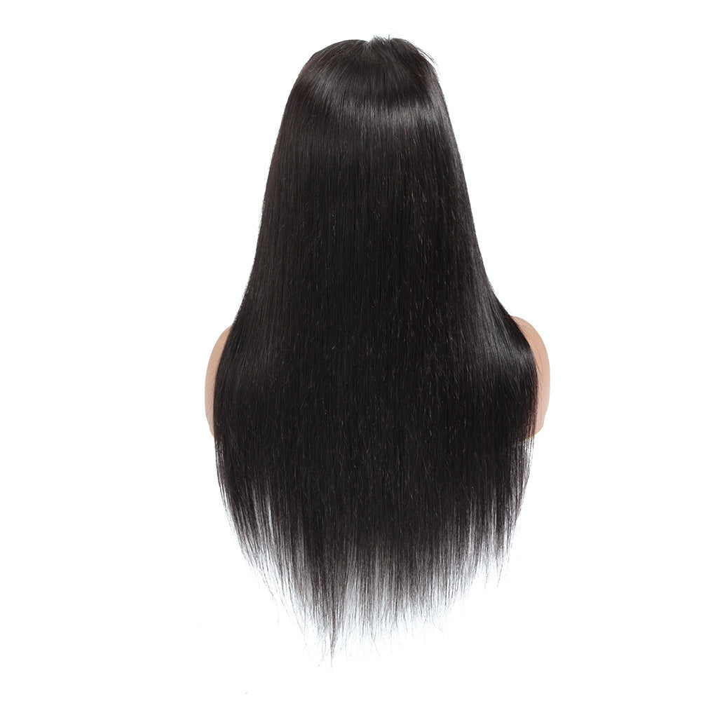 Lace real human hair wig headgear Lace real human hair wig headgear